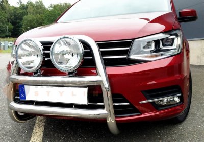 Frontbøjle i rustfrit stål til Volkswagen Caddy fra 2016-