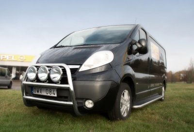 Frontbøjle i rustfrit stål til Renault Trafic 2002-2014