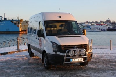 Frontbøjle i rustfrit stål til Volkswagen Crafter 2006-