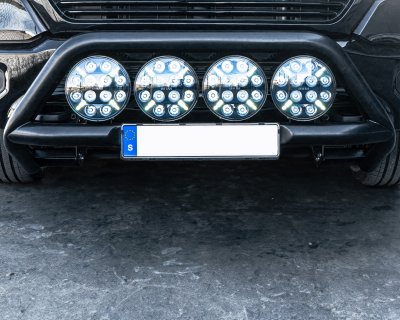 Frontbøjle til Dodge RAM 1500 fra 2020- | Pulverlakeret (sort satin)