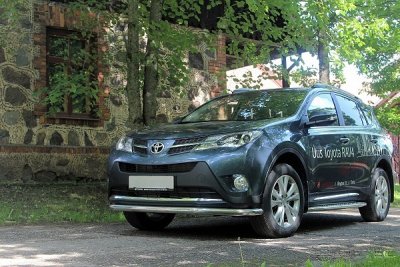 Frontrør i rustfrit stål til Toyota RAV4 2013-