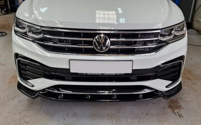 Frontsplitter Volkswagen Tiguan R-Line fra 2020-2024