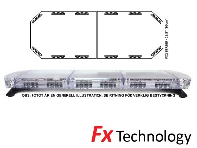 Mega-Flash FX2 - dobbeltrækket LED-lommelygte-rampe 11-30V