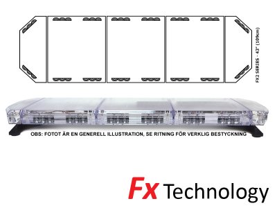 Mega-Flash FX2 - dobbeltrækket LED-lommelygte-rampe 11-30V