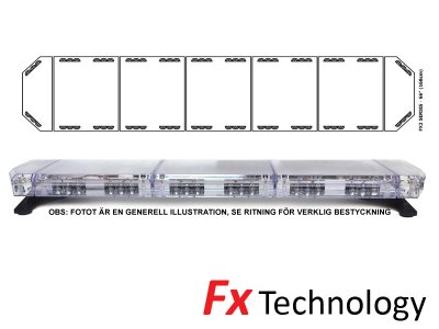 Mega-Flash FX2 - dobbeltrækket LED-lommelygte-rampe 11-30V