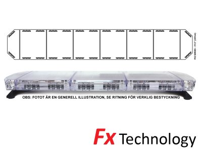 Mega-Flash FX2 - dobbeltrækket LED-lommelygte-rampe 11-30V