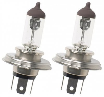 Forlygte lampe 12V H4 - 100/55W P43T