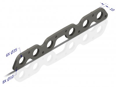 Manifold flange 2JZ GE