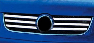 Øvre grill i rustfrit stål til VW T5 Caravelle 2003-2009