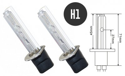 Canbus Xenon-sæt 55 W med Slim-ballast
