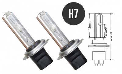 Xenon-lamper H7 til Standard Xenon-sæt - 35W