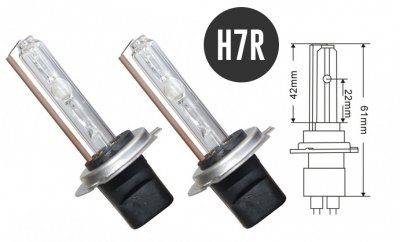 Xenon-lamper H7R til standard xenon-sæt - 35W