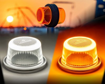LEDSON Halo+ Sideafmærkning - Hvid/Orange