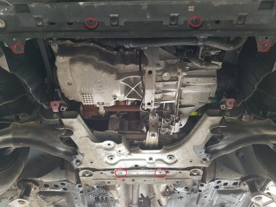 Sumpplade Renault Kangoo fra 2008-2021