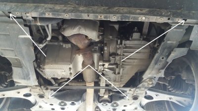 Sumpplade Doblo (Fiat) fra 2010-2022