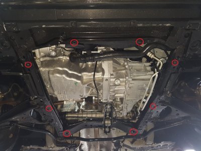 Sumpplade til Dacia Sandero/Stepway fra 2013-2020