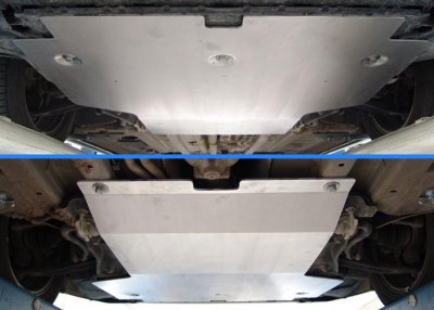 Sumpplade/drivlinebeskytter i aluminium til Peugeot Partner fra 2008-