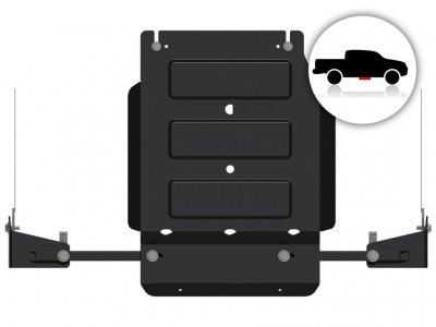 Sumpplade fordelingsboks stål Mitsubishi L200 2016-