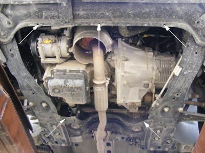 Sumpplade til Fiat Scudo fra 2007-2015