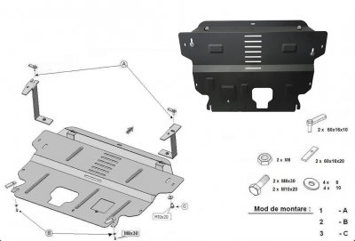 Sumpplade Ceed (Kia) fra 2013-2018