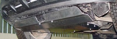 Sumpplade/motorskjuler i rustfrit stål til Hyundai Santa Fé 2006-2012