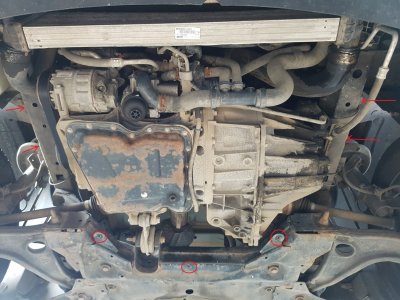 Sumpplade til Nissan NV400 fra 2011-