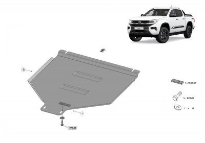 Sumpplade Volkswagen Amarok fra 2023 og frem | Til gearkassen (automatisk)