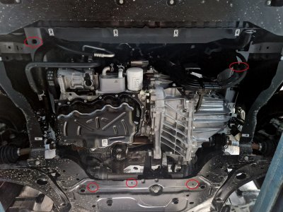 Sumpplade Ford Transit Custom fra 2023- | Galvaniseret
