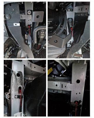 Fastgørelsespunkter for Sumpplade Volkswagen Transporter T7 fra 2024-