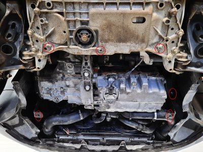 Sumpplade Volkswagen Caddy fra 2004-2010