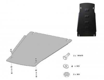 Sumpplade D-Max (Isuzu) fra 2012-