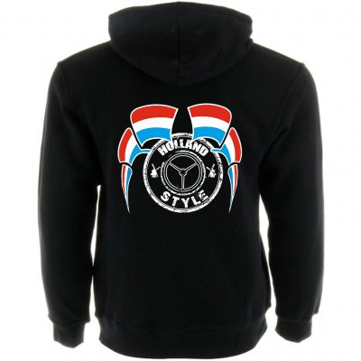 Holland Style hættetrøje i sort - S-2XL