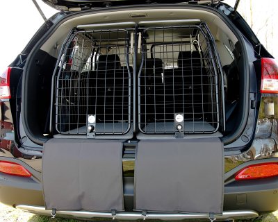 Artfex Hundebur Double Cage - Dybde, Højde, Bredde: 830 mm, 675 mm, 970 mm