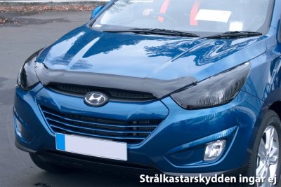 Motorhjelmsbeskytter i mørkfarvet akrylplast til Hyundai iX35 2010-2015