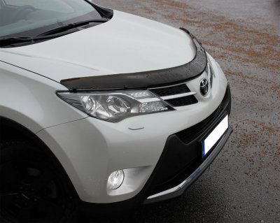 Motorhjelmsbeskytter i mørkfarvet akrylplast til Toyota RAV4 fra 2013-2018