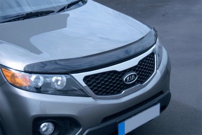 Motorhjelmsbeskytter i mørkfarvet akrylplast til Kia Sorento 2009-2014