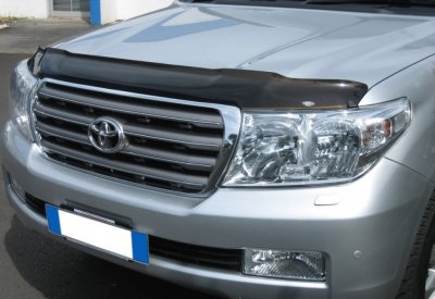 Motorhjelmsbeskytter i plast til Toyota Land Cruiser 200 2008-