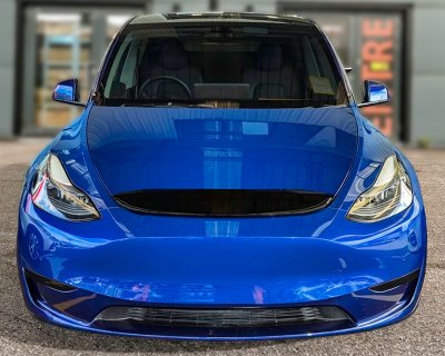 Motorhjelmsbeskytter til Tesla Model Y fra 2020-2025 | Airplex kølerhjelmsbeskytter
