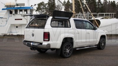 Ladkassekappe med oplukkelige vinduer til Isuzu D-Max (Double Cab) fra 2012-