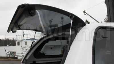 Ladkassekappe med oplukkelige vinduer til Toyota Hilux (X-Cab) fra 2016-