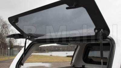 Ladkassekappe med oplukkelige vinduer til Nissan Navara (Double Cab) fra 2015-