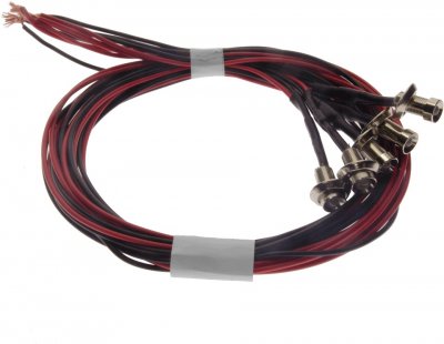 Indvendig LED Krom 12-24V 5xDiode