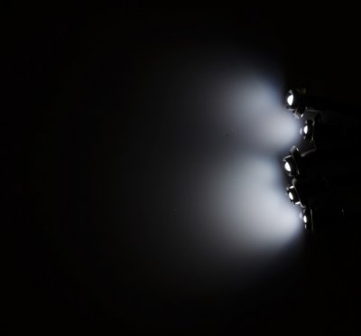 Indvendig LED Krom 12-24V 5xDiode