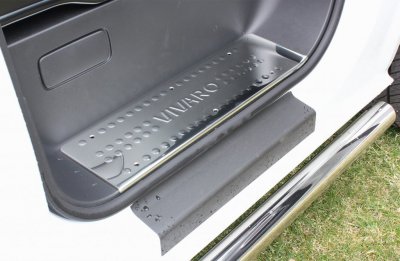 Indgangsbeskyttelse i rustfrit stål til Fiat Talento fra 2016-