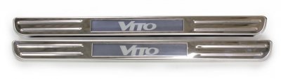 Indgangsbeskyttelse med LED-belysning til Mercedes Vito/Viano fra 2004-2014