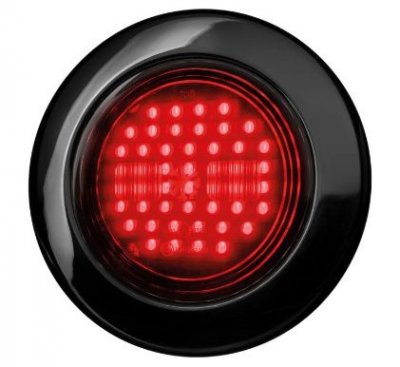 IZE LED Dark Knight | LED-baglygte (bag-/bremselygte, 12V/24V, 162 mm)