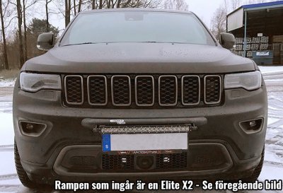Ekstra lysbeslag inkl. LED rampe til Jeep Grand Cherokee fra 2013-