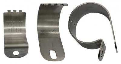 Klemmebeslag 63 mm og 76 mm - I par