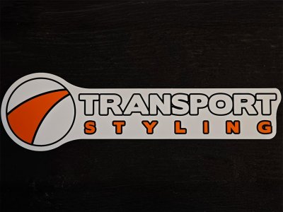 Udstanset klistermærke Transport styling