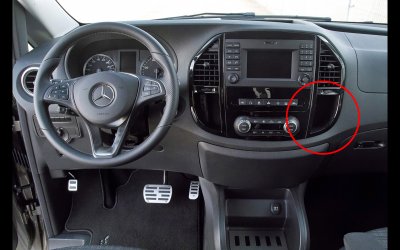 Knap Mercedes Vito fra modelår 2014-2024